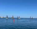 Le départ de la classique de longue distance autour de Skagen était encore mou.