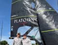 Clearly visible on the sail is the new partner of the 49er aces: Harm Müller-Spreer’s company, Platoon Aviation.