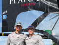 Cette photo de Richard Schultheis et Fabian Rieger dans leur nouvelle tenue d'équipe a été prise lors du premier week-end de la Kieler Woche, au centre olympique de Kiel-Schilksee.