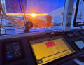 Goldener Arbeitsplatz für die Navigation auf "Nica". Foto: Team Nica