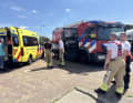 Rettungsdienste auf dem Gelände der KNRM-Station Urk.