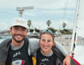 Theresa Löffler and Christopher Hoerr are the new mixed 470 world silver medallists.