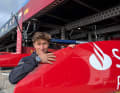 Florian Trittel mit dem spanischen F50-Foiler.