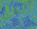 Ecco come windy.com illustra la situazione meteorologica attuale.