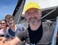 Fabrice Roghé with his fellow sailors.