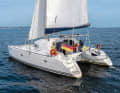 Lagoon de la première heure. Le 410 "Magic Cloud" navigue dans son bassin d'origine, le Kieler Förde. Mais le catamaran a déjà de nombreux longs voyages à son actif.