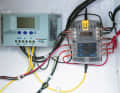 Charge controller for the solar panel and a fuse box - the on-board electronics are straightforward
