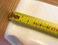 The gap dimensions are too large in some corners - or as here 40 mm wide laminated with Sikaflex
