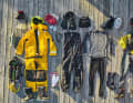 L'abbigliamento funzionale moderno è composto da più strati, trasporta l'umidità all'esterno ma mantiene il calore all'interno.