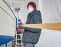 Apply the moulding dry ...