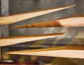 Prepare shafts with a length eight times the thickness
