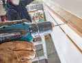 ... and then pre-drill and screw tight
