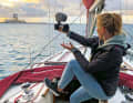 Mandy Entken's sailing videos have already been clicked on around two million times