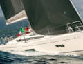 A clear identity: the angled hull windows are the trademark of Italia Yachts - and so is the sportiness