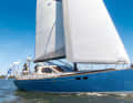 Easy running: Only five knots of wind were enough for a good ride in the test. And that with the rather small standard headsail