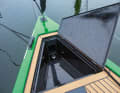Well thought-out in detail: anchor box with forward extension for the anchor arm