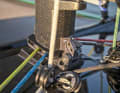 The mast is on deck and can be folded. It can be set and lowered by hand without any problems