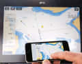 L'application Raymarine permet de retourner l'écran de l'Aximom 2 Pro et de contrôler le traceur à distance.