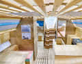 X-Yachts pousse la tendance à l'extrême : la maquette du Xc 47 peut même être inclinée sur le côté