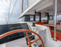 The sails are easy to see from the outside and below the steering positions