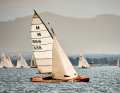 M-Jolle : le dériveur de course de 15 mètres carrés a été établi comme classe de construction en 1914. Celle-ci navigue sur l'Ammersee