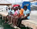 Plenty of new blood: a young crew from the National Sailing Academy.