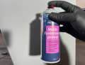 The epoxy primer covers well and forms a matt surface