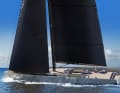 The powerful rig is positioned far aft. This means that the self-tacking jib is still large enough even for light Mediterranean conditions