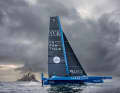 "SVR Lazartigue" avec le skipper François Gabart lors de la course victorieuse de la Rolex Fastnet Race 2023.