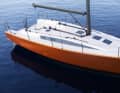 The bowsprit is permanently fitted and can also be useful as a mount for the anchor.