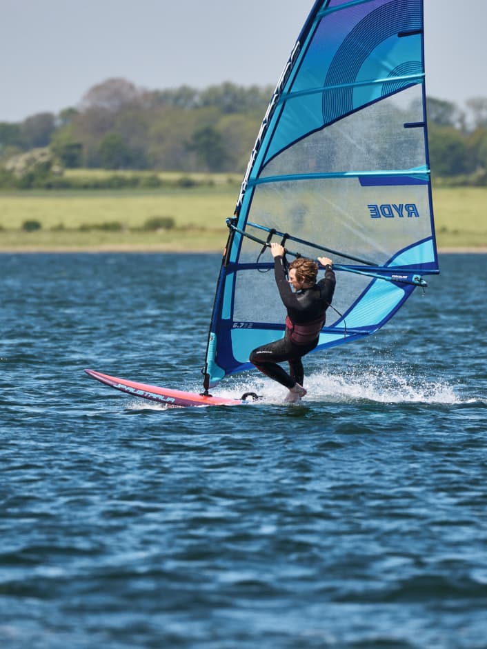 Gleiten, Trapez und surfen in den Schlaufen