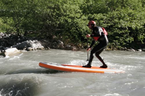   Testort: Zomschlucht, Tirol (WW 2-3), Rider: Steve Chismar 