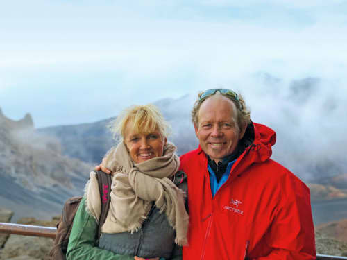   Bart mit seiner Frau Dagmar.