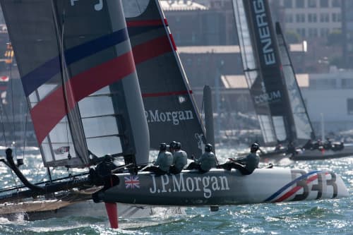  Stark verbessert: Ben Aisnlies "JP Morgan BAR" kam auf Platz 2