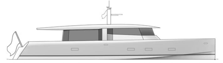 MY 78 Custom: Baltic Yachts laminiert das 78 Fuß lange Mani-Frers-Design aus Kohlefasern. Das Interior realisierte Design Unlimited. | d.