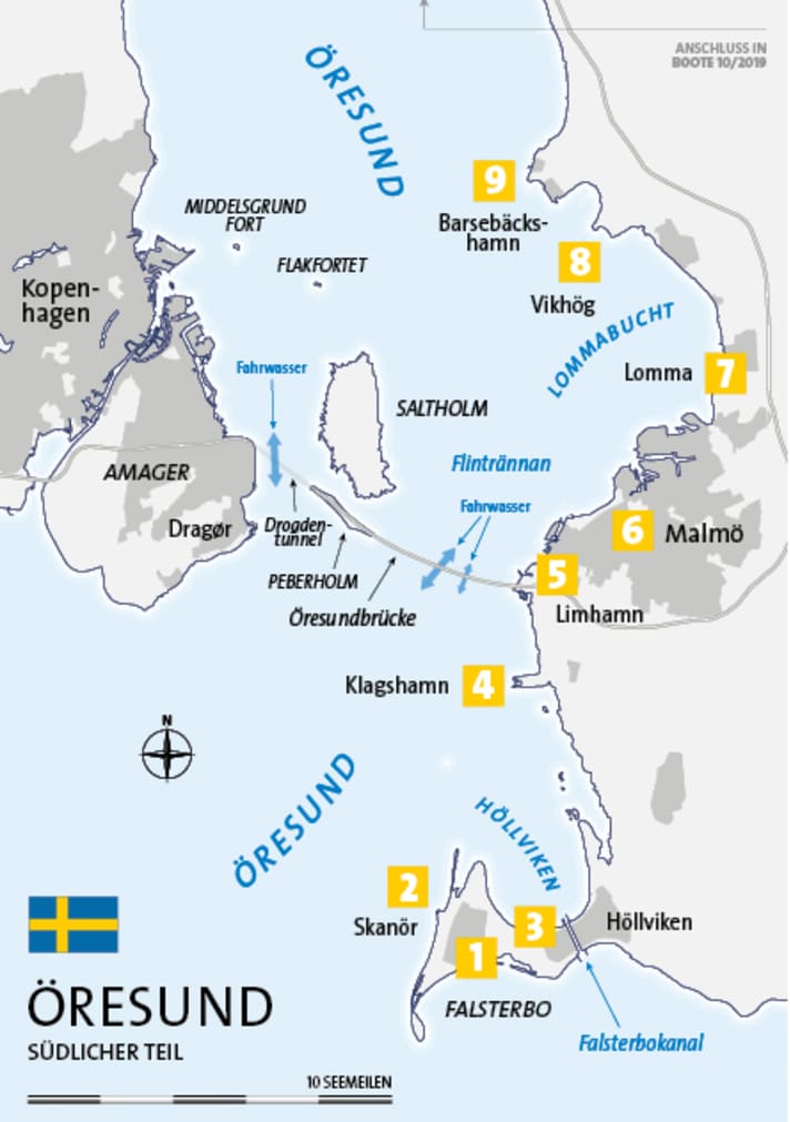 Öresund | Karte: Christian Tiedt