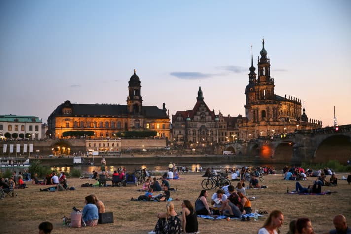 Kulturelles Angebot in Dresden: Hier beim Open-Air-Pop-Konzert