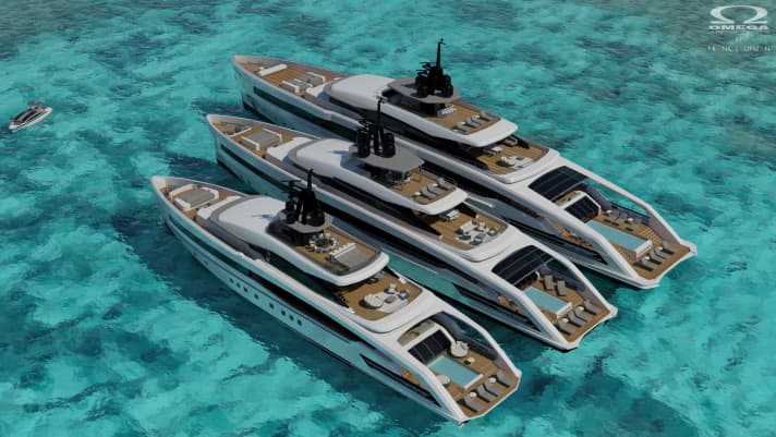 "Oceansport": Das Projekt gibt es mit 52, 61 und 75 Metern Länge. | e.