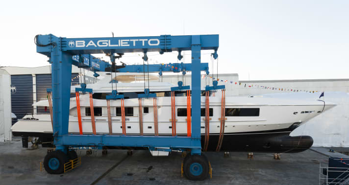 La Spezia: Baglietto wasserte kürzlich ein 54 Meter langen Paszkowski-Design für einen europäischen Eigner. | r.