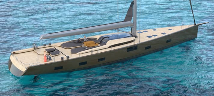 Teak-Welle im Heck: Das Deck geht McKeon-typisch fließend in den Spiegel über