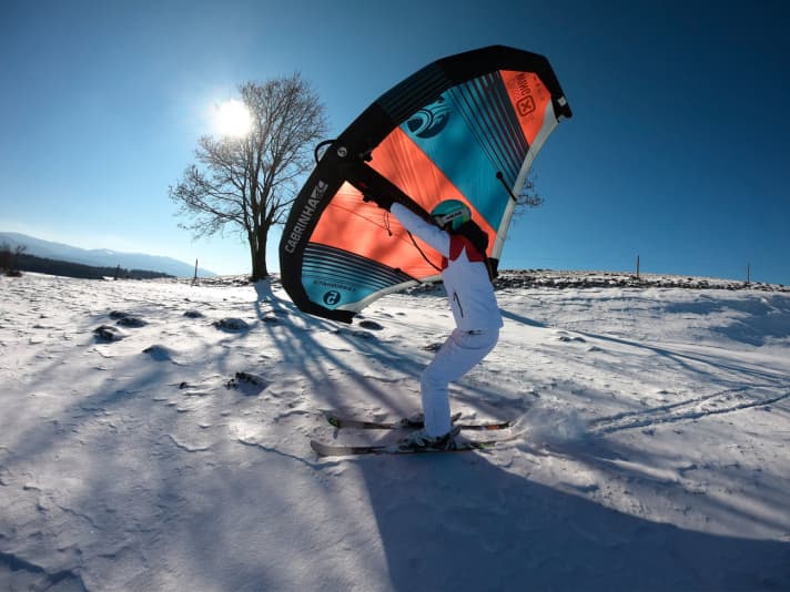 Liegt Schnee und ist es zu kalt für Wassersport? Dann könnte das die Alternative sein.
