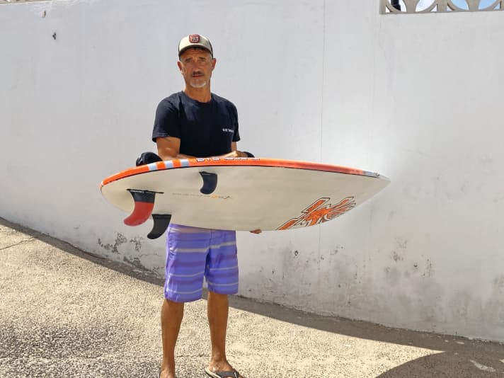   Josh Welz zeigt den professionellen Umbau auf Thruster.