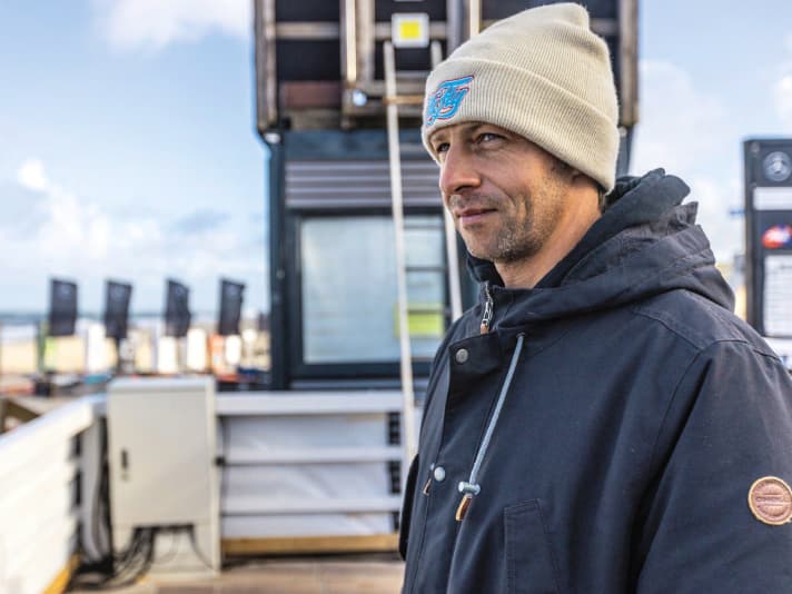 In der brodelnden Nordsee zählt Erfahrung – davon hat der Belgier jede Menge.