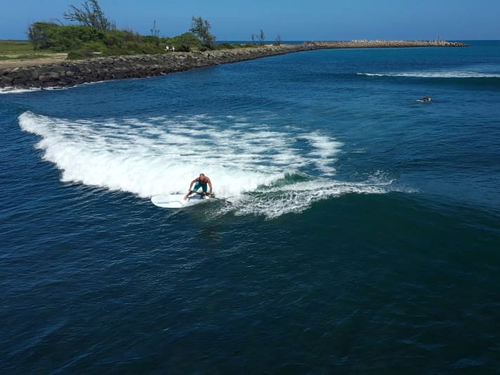Als Wave-SUP hat das Naish Hover Crossover viel Potential, erfordert aber auch Übung
