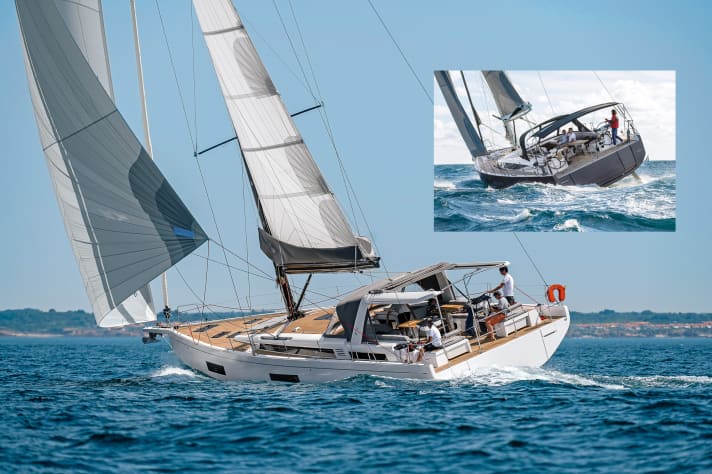 Oceanis Yacht 60 (großes Bild) und Jeanneau Yachts 60