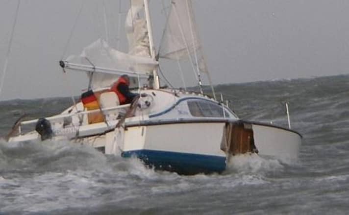   Raues Wetter auf der Nordsee