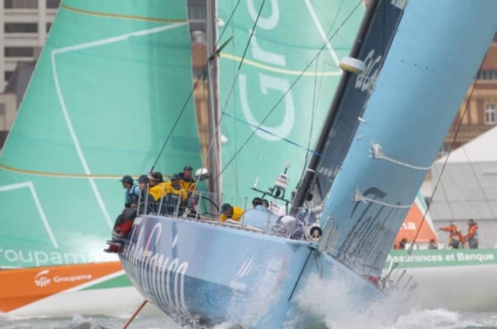   Viel steht auf dem Spiel: Telefonica muss in der Gesamtwertung auf Camper und Groupama achten