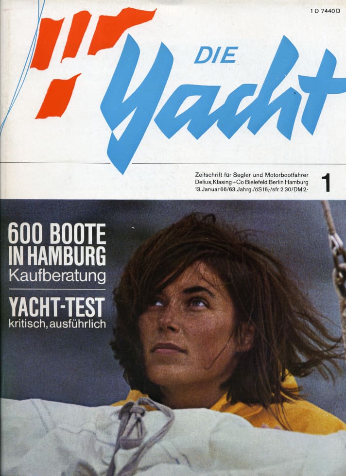   Erstmals in Farbe, erstmals eine Frau auf dem Cover: Cornelius' YACHT-Titel 1/1966