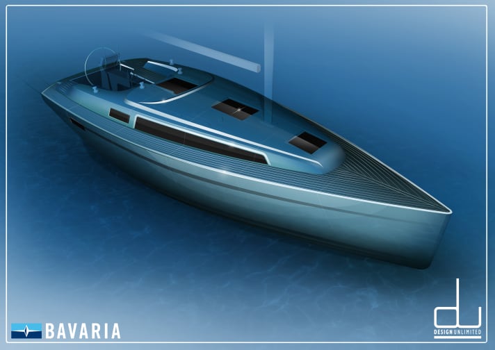   Erste Illustration der neuen, von Farr und Design Unlimited entwickelten Cruiser 33