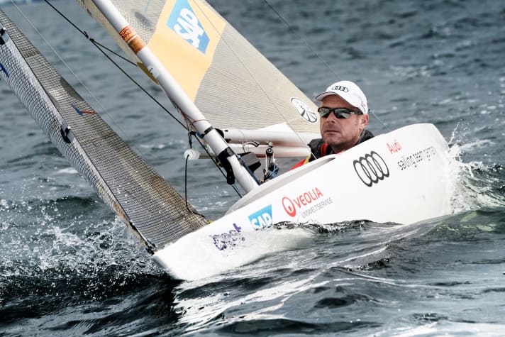   Kam, sah und behielt den Überblick: Heiko Kröger liegt nach den ersten beiden Rennen der Para-World-Sailing-Weltmeisterschaft auf Platz zwei